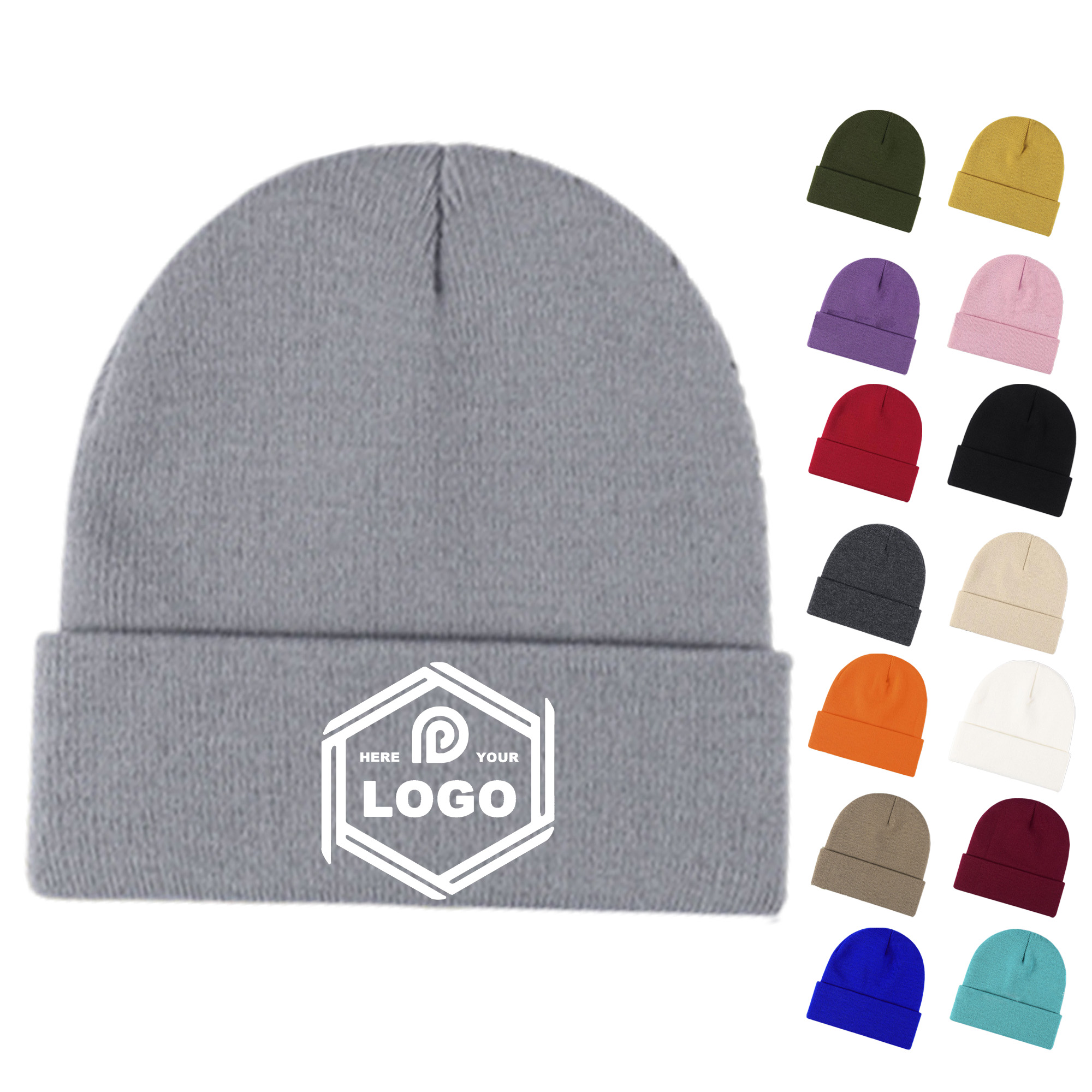 Ribbed Knit Beanie 2