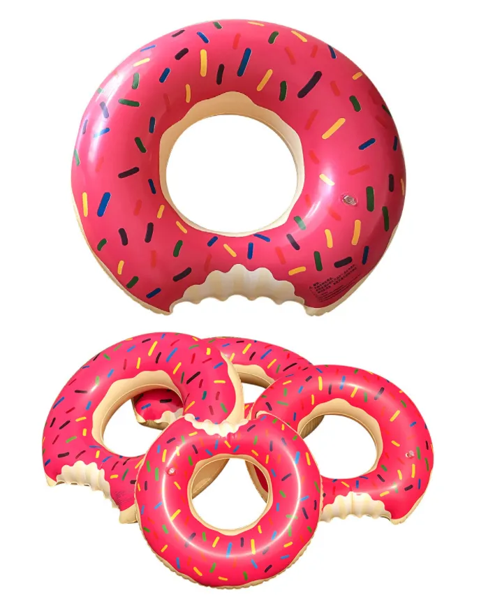 Inflatable Donuts Print Swim Ring 3