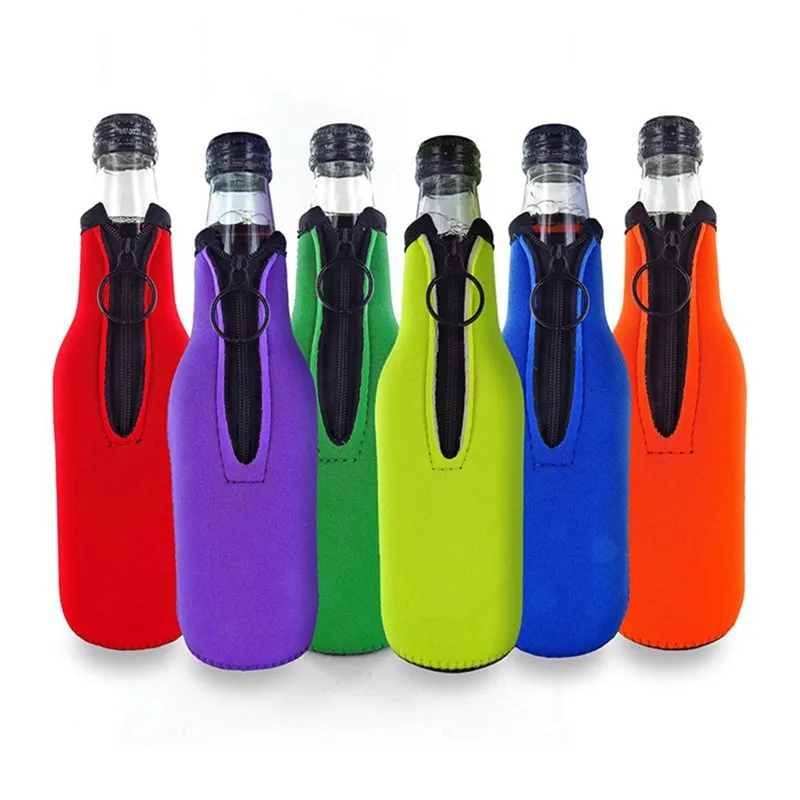 Plain Beer Bottle Cooler Covers Fit 8