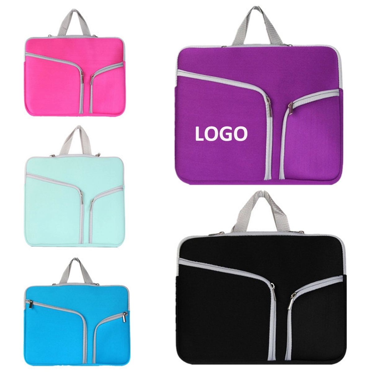 14" Neoprene Laptop Sleeve  with Handle 1