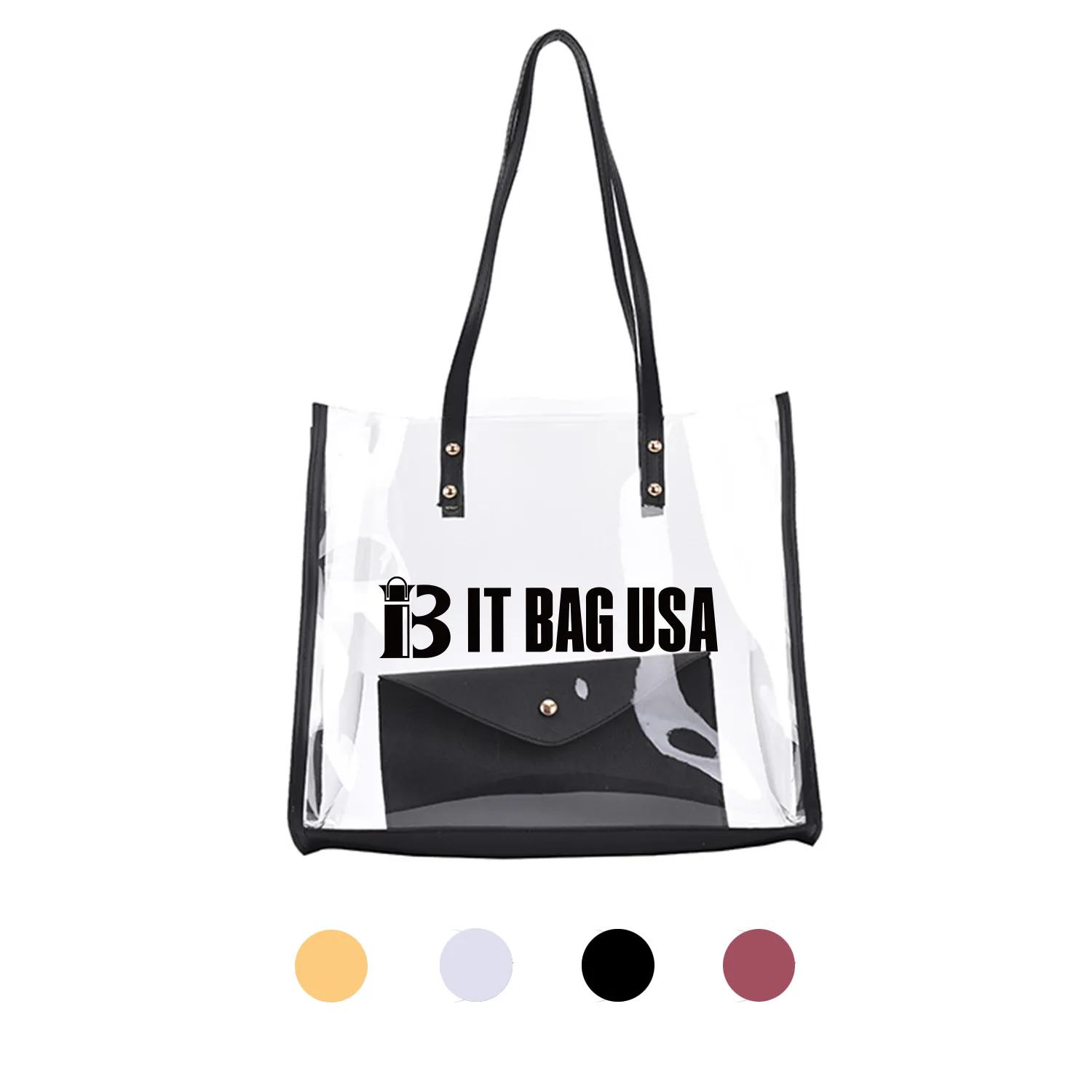 Clear Crossbody Tote Bag 2