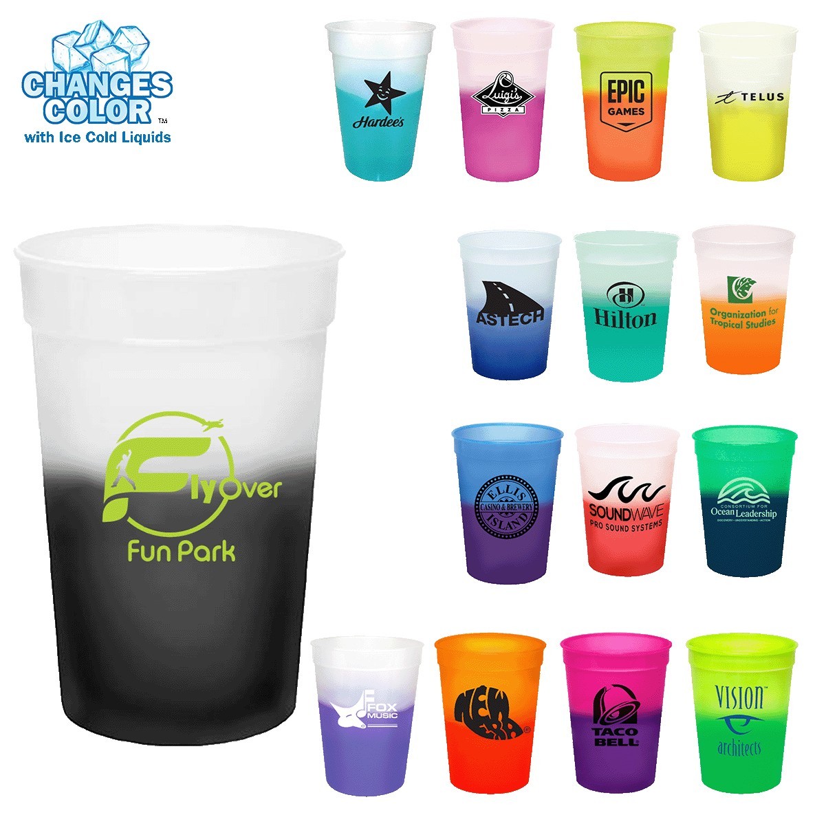12 Oz Color Changing Stadium & Bar & Resturant Cup 4