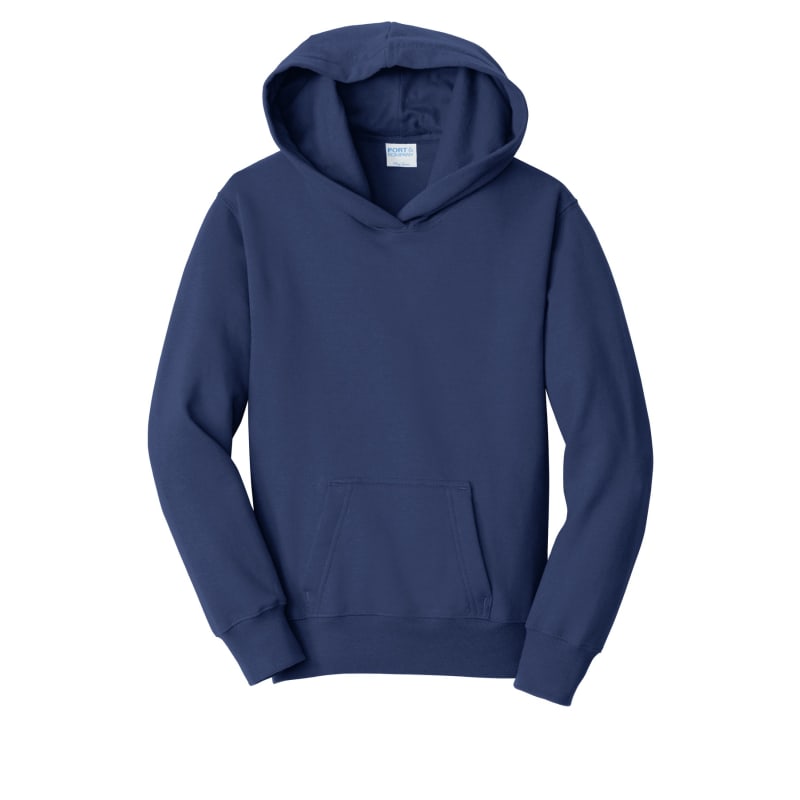 Port & Company Youth Fan Favorite Fleece Pullover Hooded Sweatshirt. 24