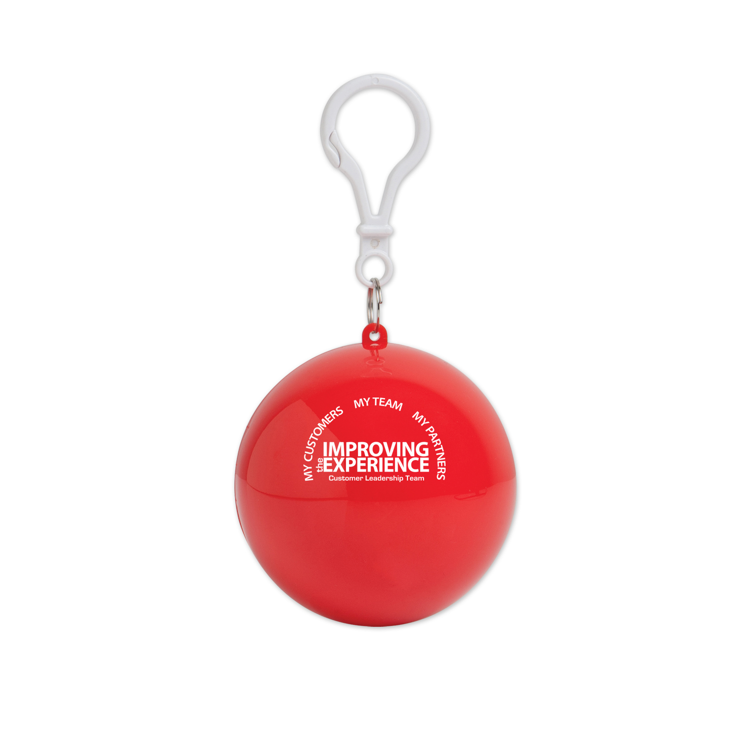 Rain Poncho in Ball Keychain 1