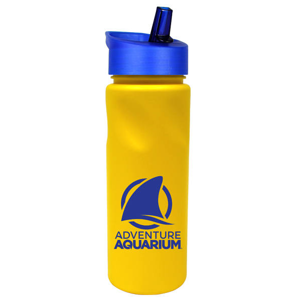 24 Oz. Cycle Bottle with Straw Cap Lid 3