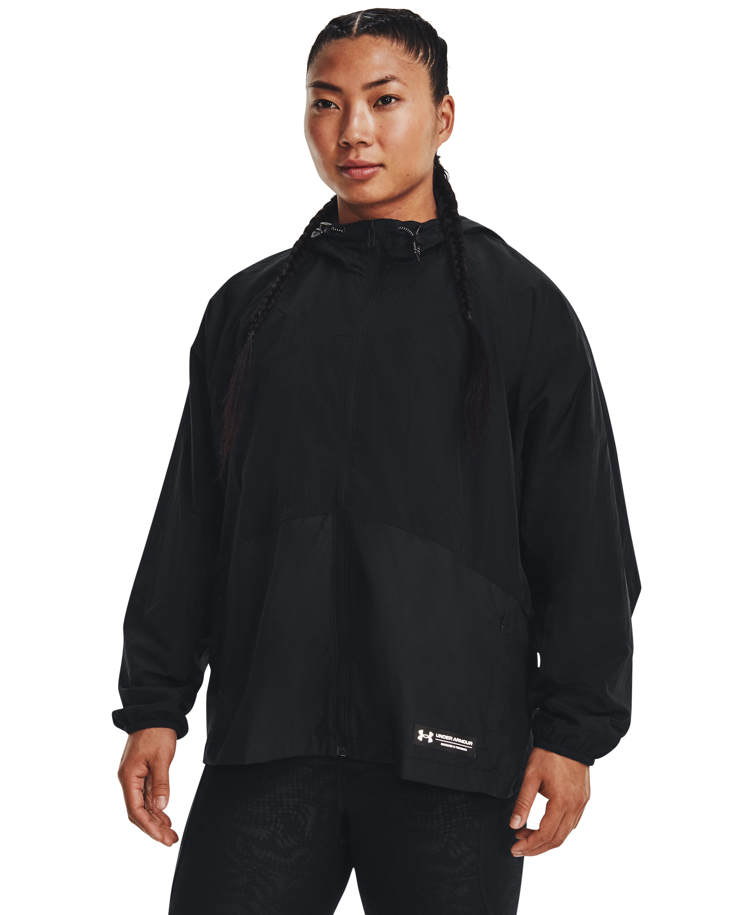UA RUSH Woven Crinkle Women's Jacket 6