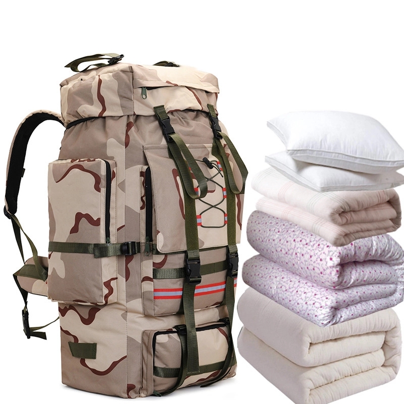 130L Tactical Mountaineering Backpack Camping Travel Pack 4