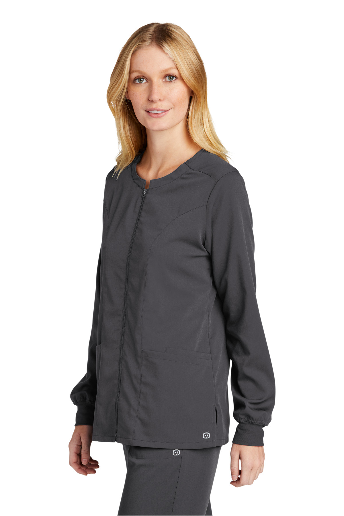 Wink Women's Premiere Flex Full-Zip Scrub Jacket WW4088 12