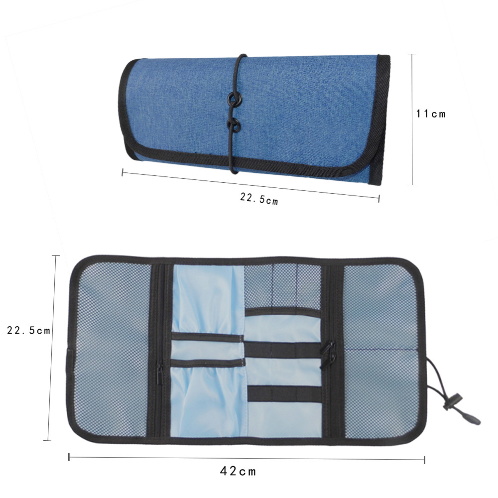 Storage Cable Organizer W/Elastic Cord Clip 4