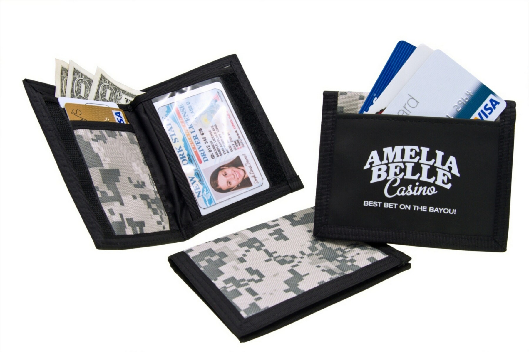Digi-Camo ID Wallet w/ Velcro Closure 2
