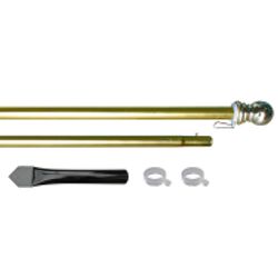 10' Gold Aluminum Display Pole 2