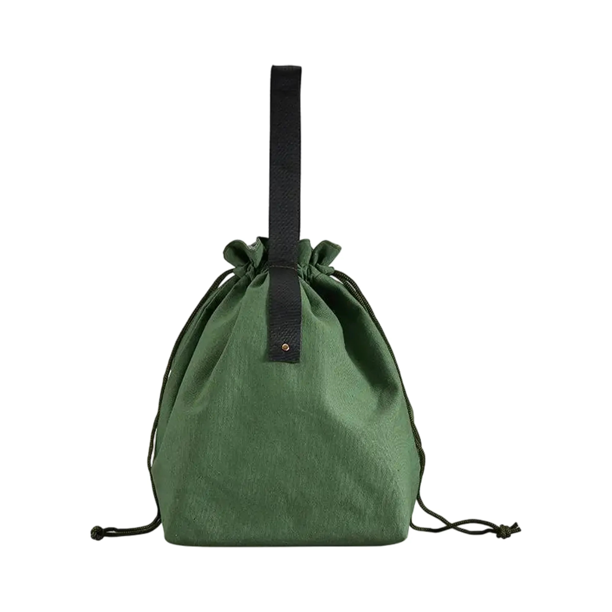 Canvas Insulated Tote Bag with Drawstring Closure 3