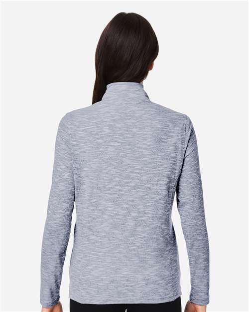 Women's Eclipse Jacquard Quarter-Zip Pullover - NE415W 9