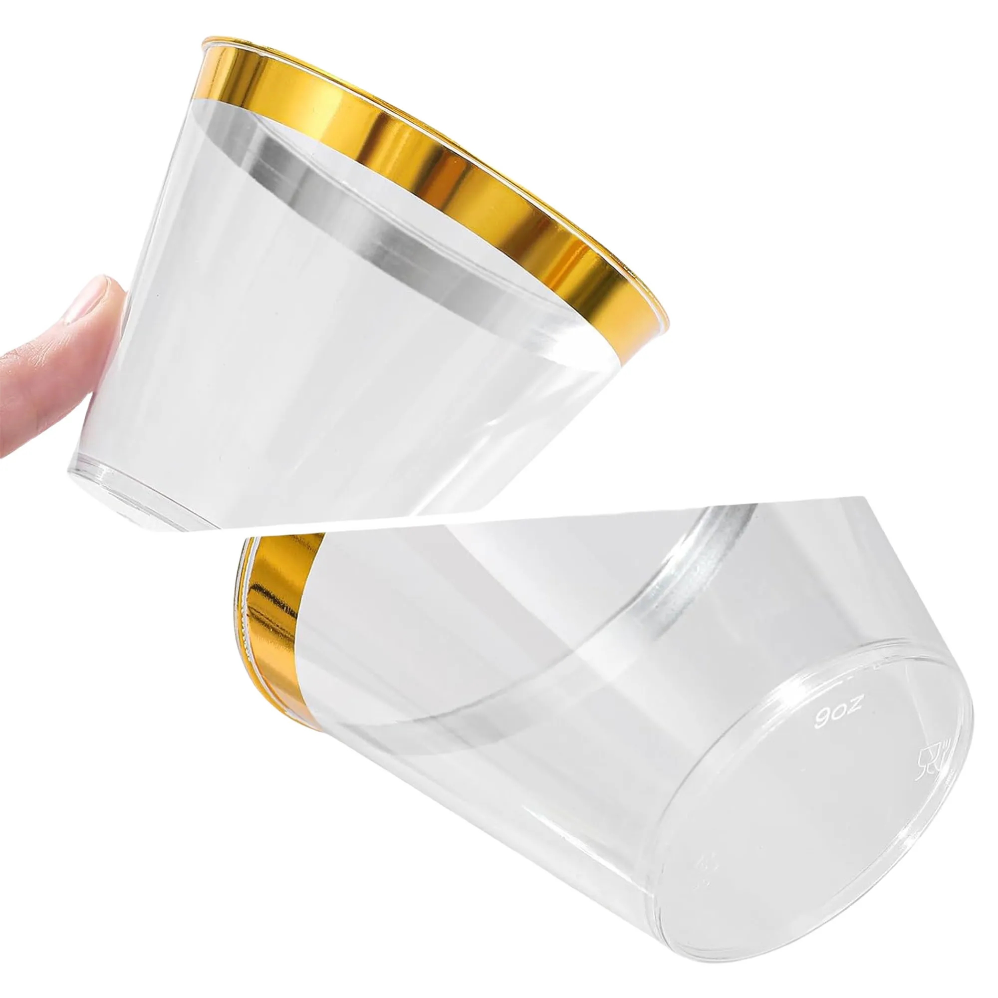 9 oz Disposable Clear Cups 13