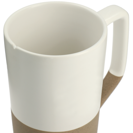 Tahoe Tea & Coffee Ceramic Mug with Wood Lid 16oz 76
