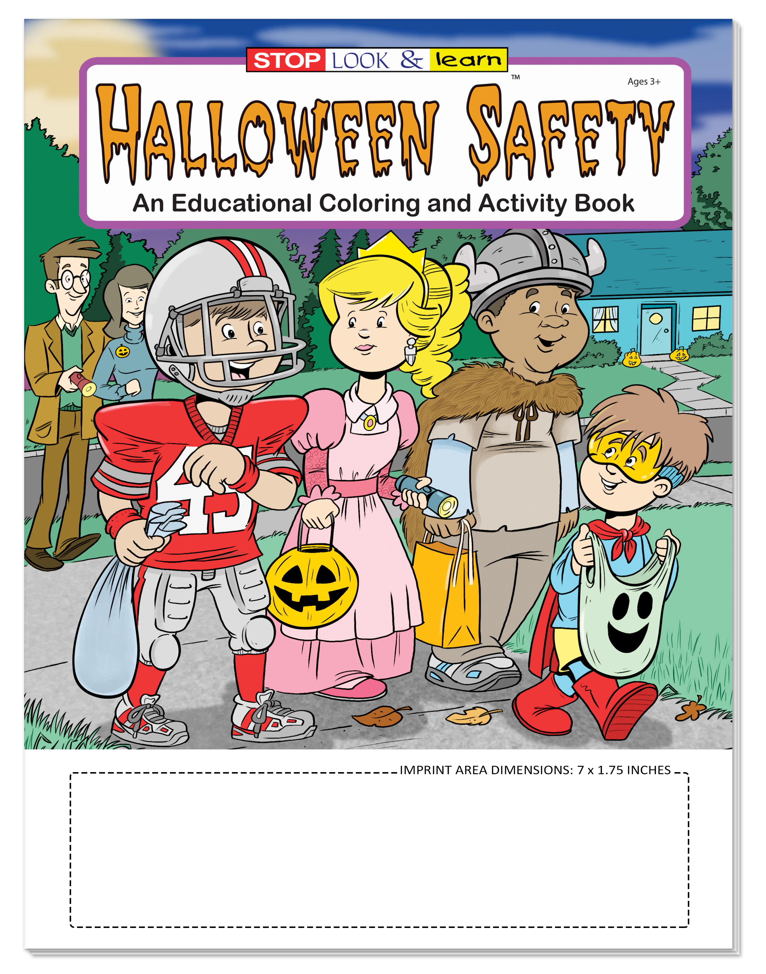 COLORING BOOK - Halloween Safety Coloring & Activity Book 4