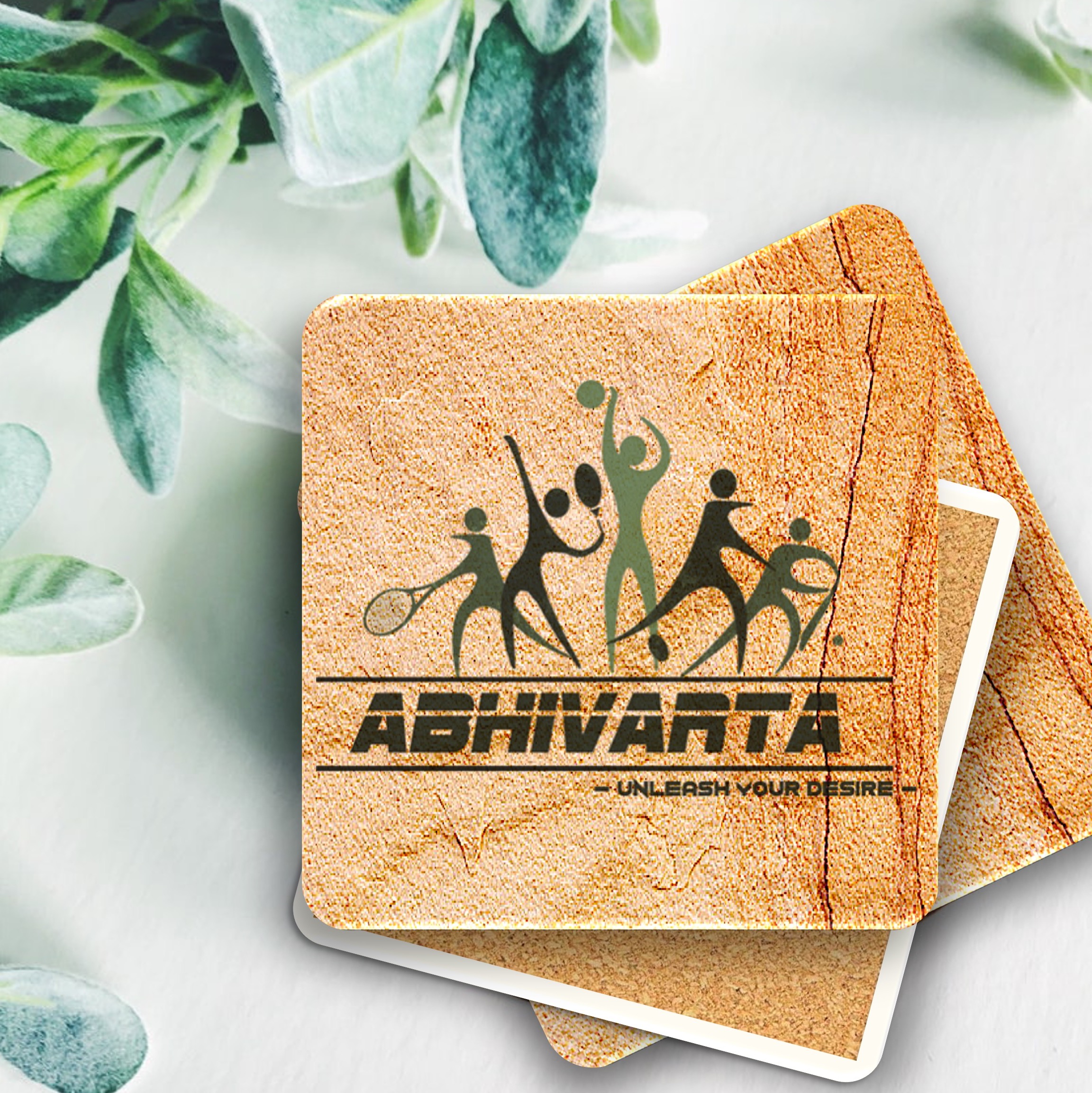 Faux Sandstone Printed Square Coaster 10