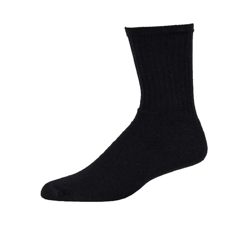 Crew Sports Socks - Black Size 9-11 4 Pack 2