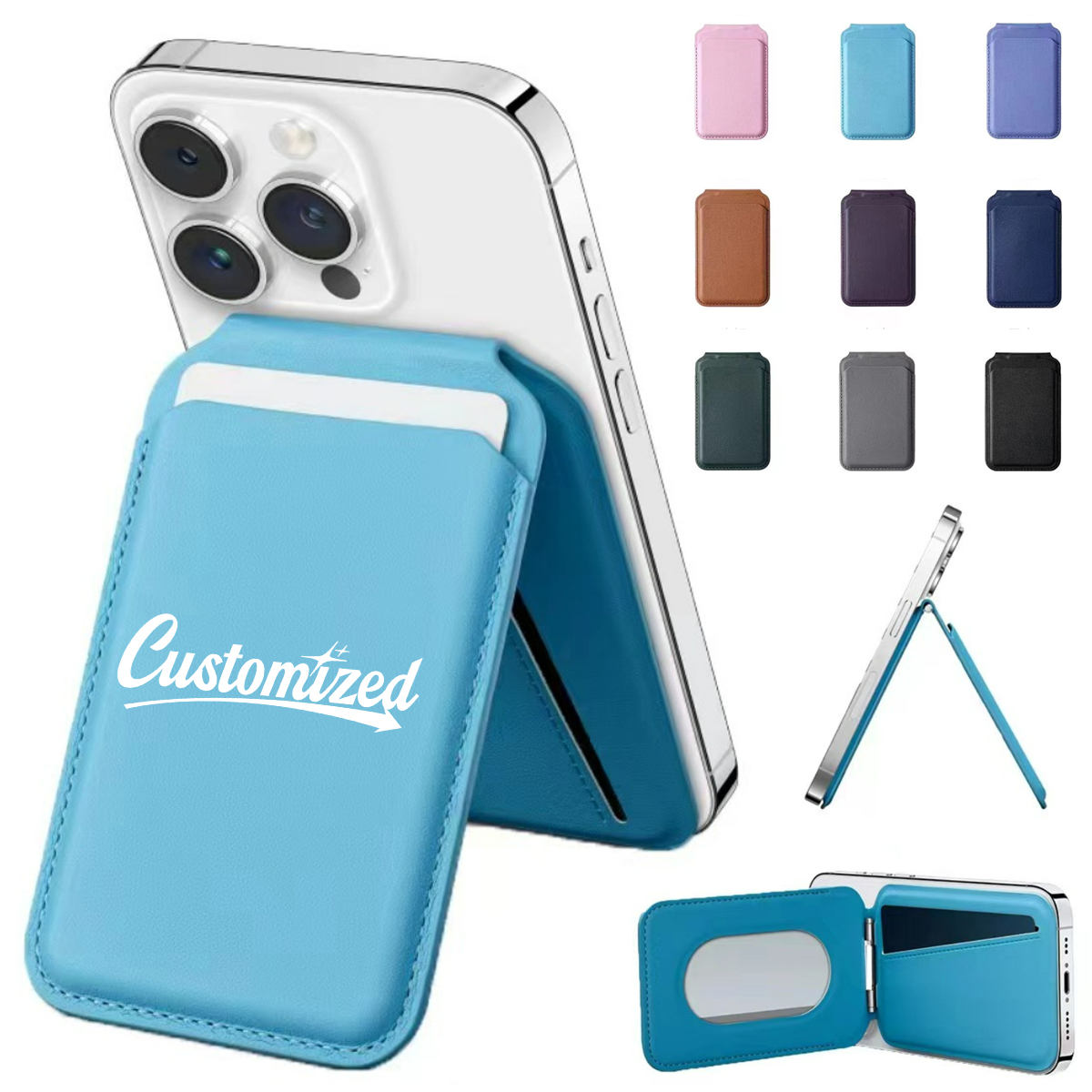 Magnetic Phone Card Holder 2