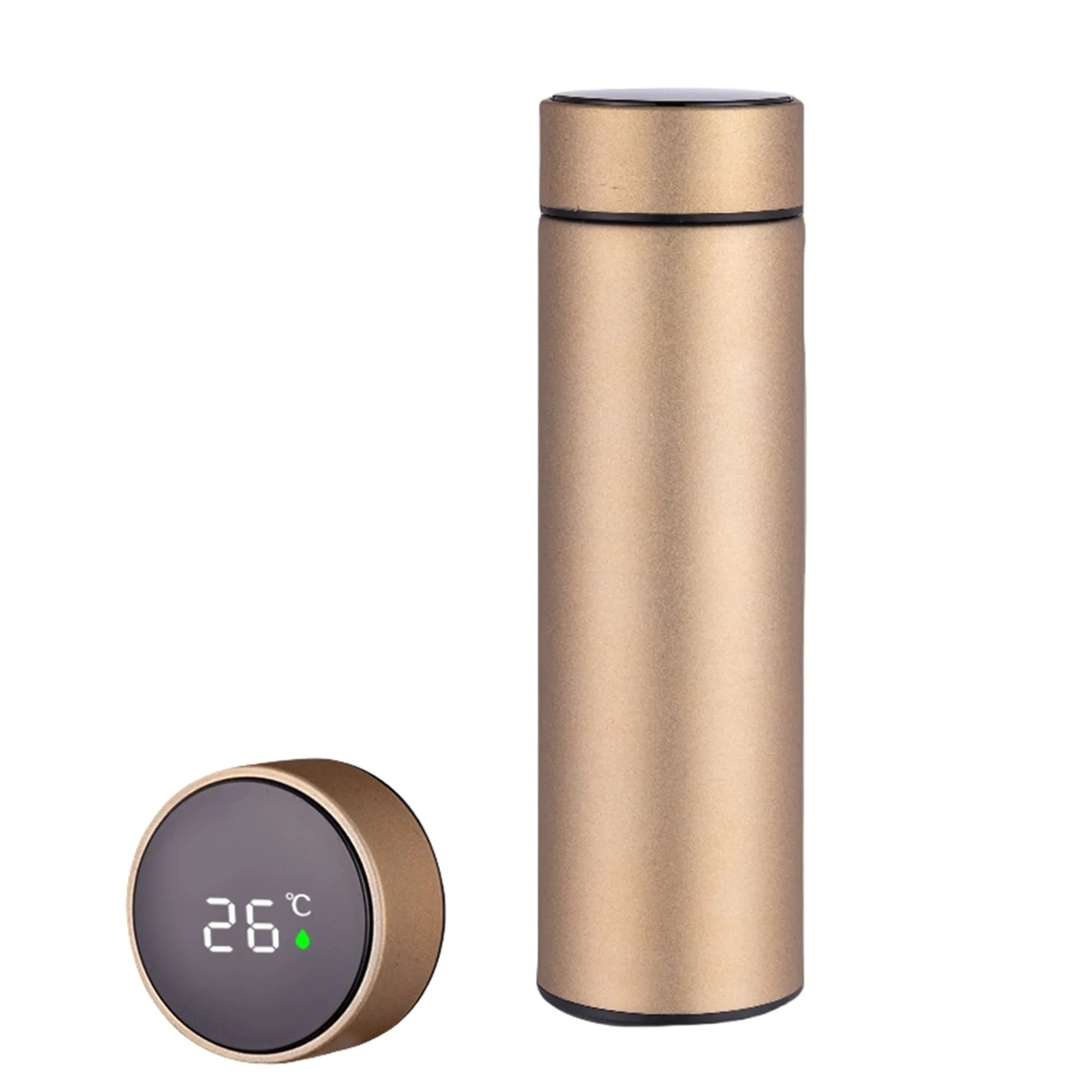 Stainless Steel Digital Temperature Display Water Bottle 2