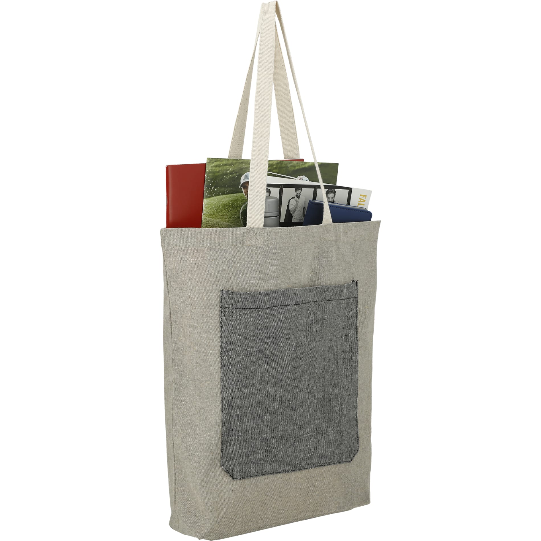 Recycled Cotton Pocket Tote 11