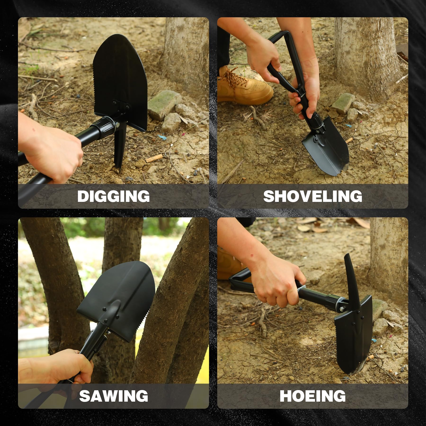 Portable Collapsible Camping Shovel 5