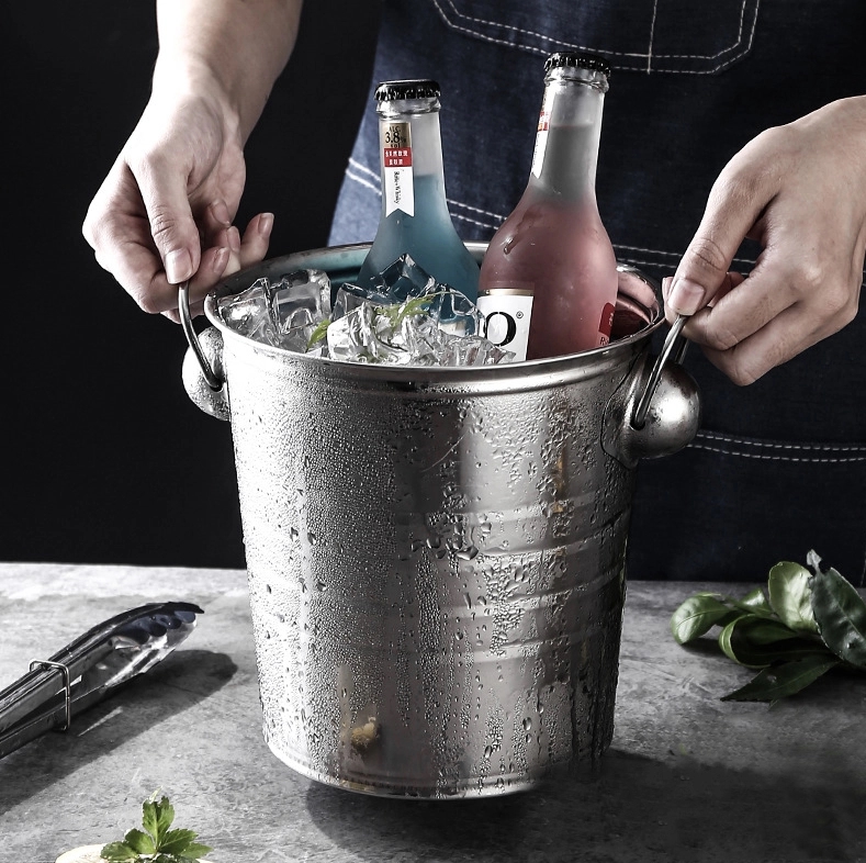 5 Quarts Stainless Steel Champagne Bucket 7