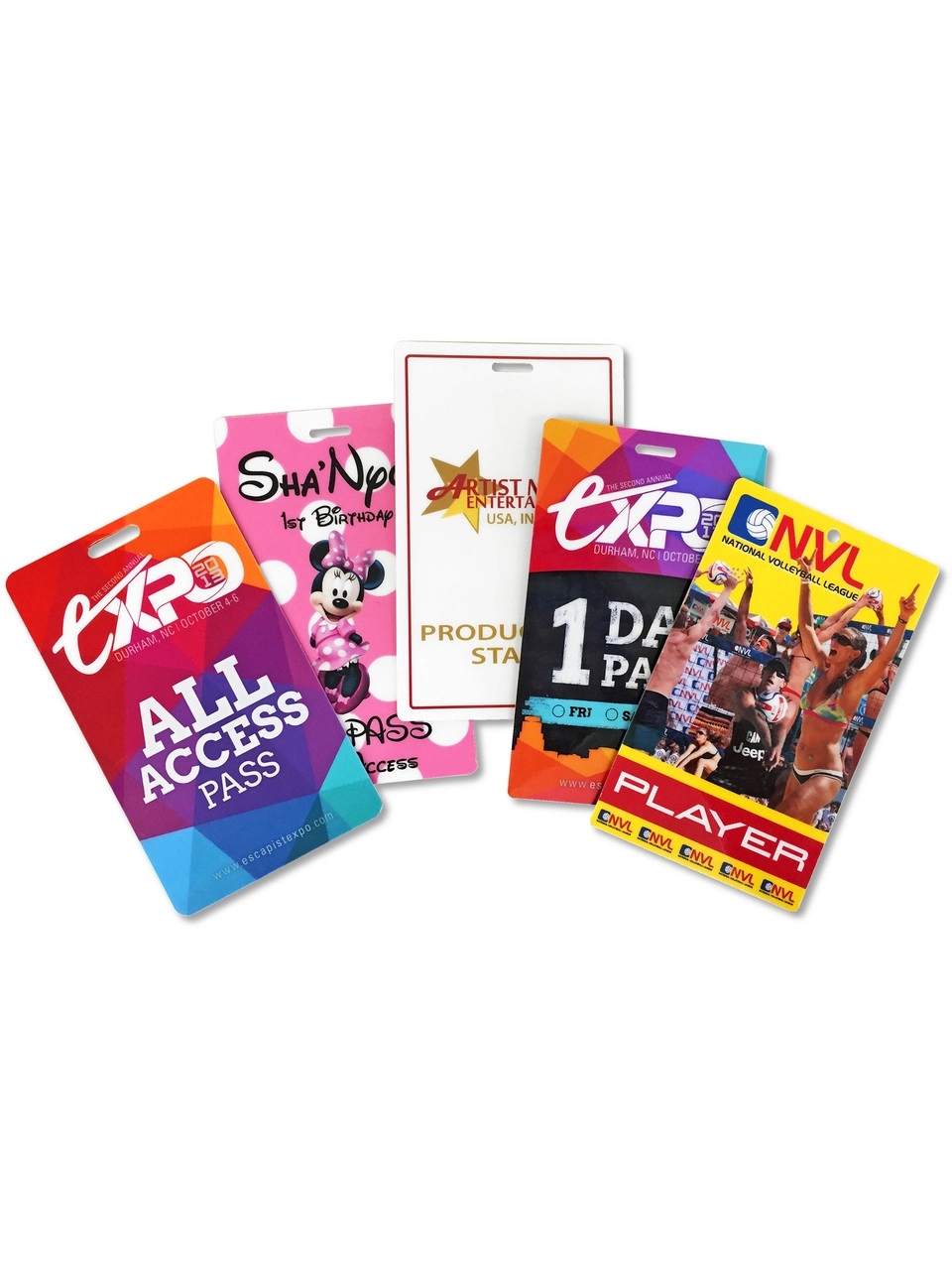 Customized Pvc Id/Event Cards 4