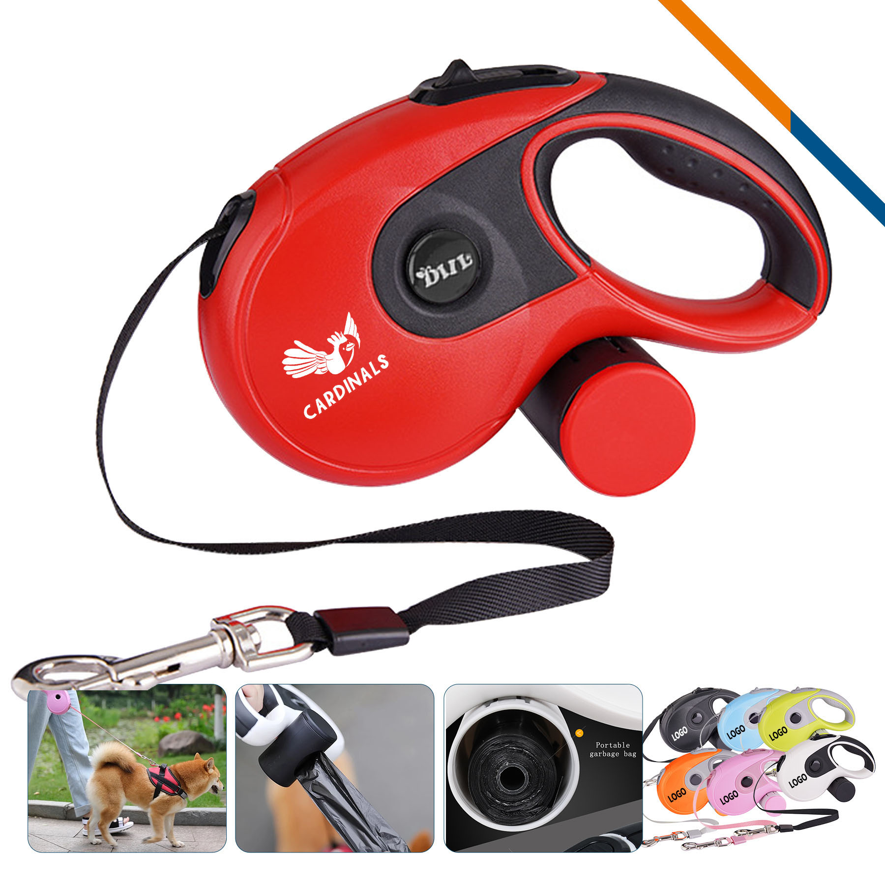 Docam Retractable Dog Leash 10