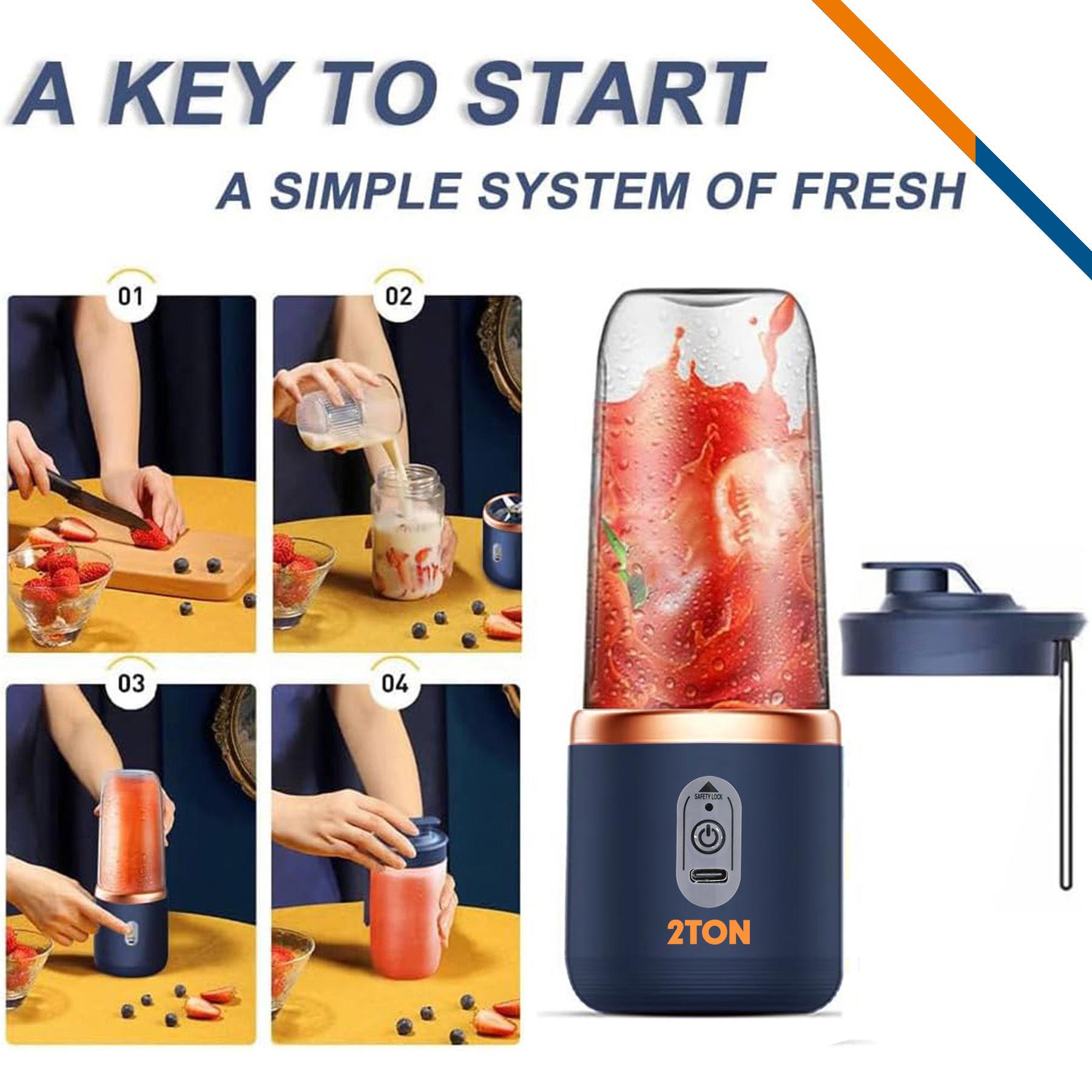 Tecio 6-Blade Blender 7