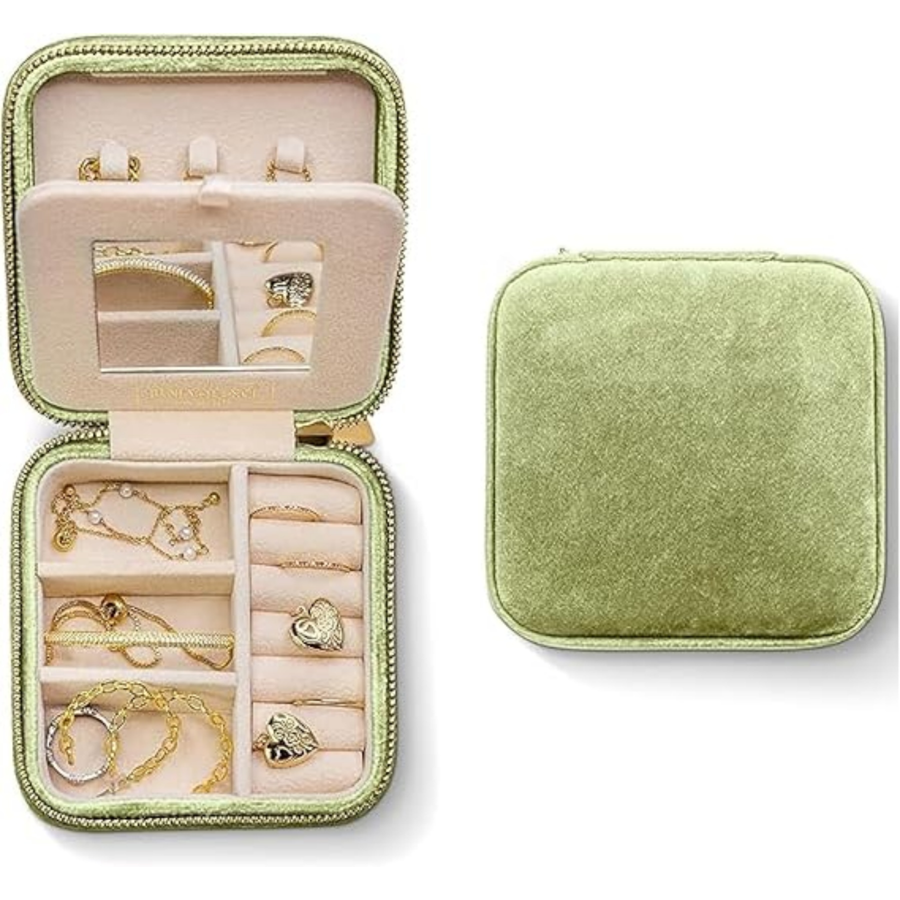 Plush Velvet Travel Jewelry Box 8