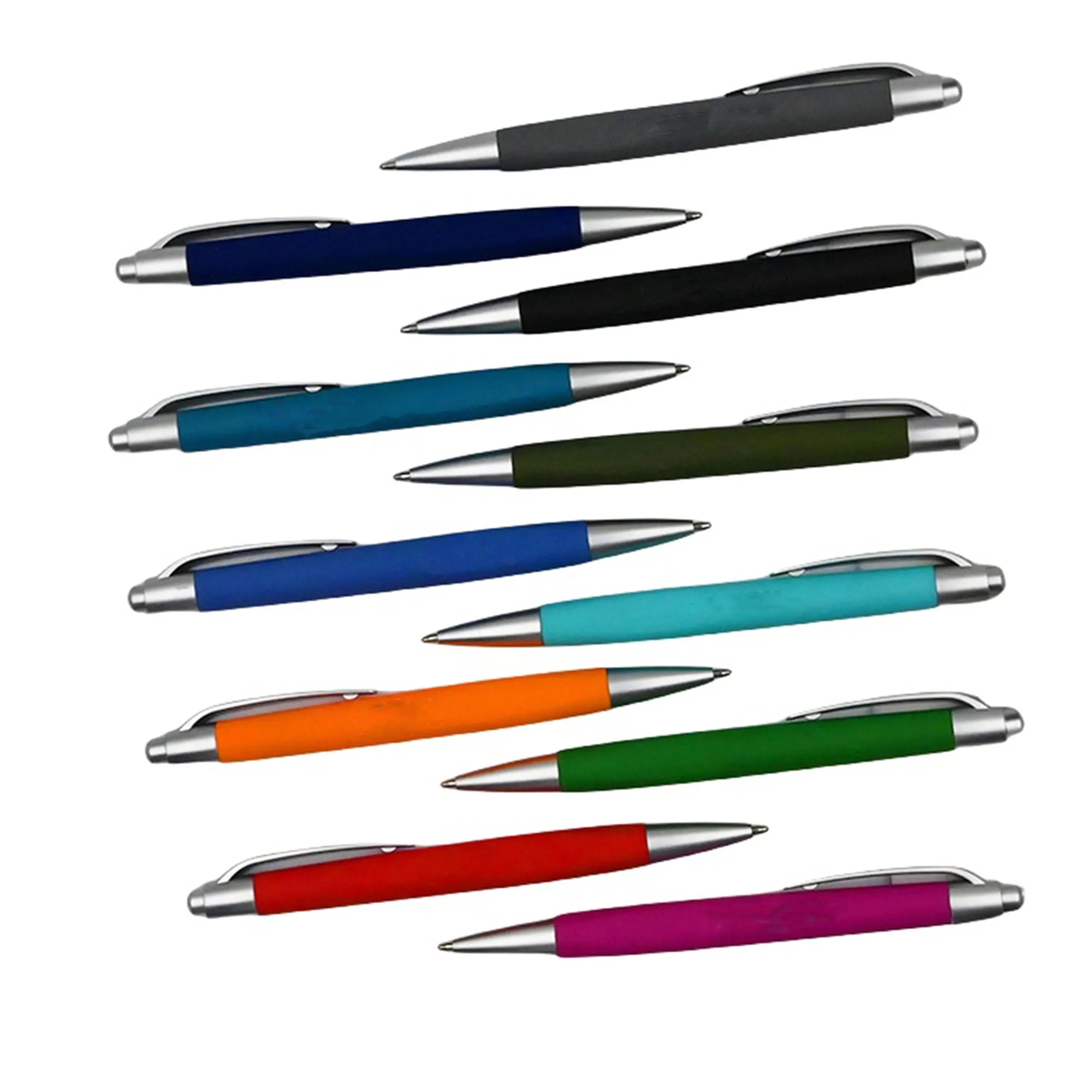 Comfortable Writing Retractable Ballpoint Pens 0.5mm Black 3