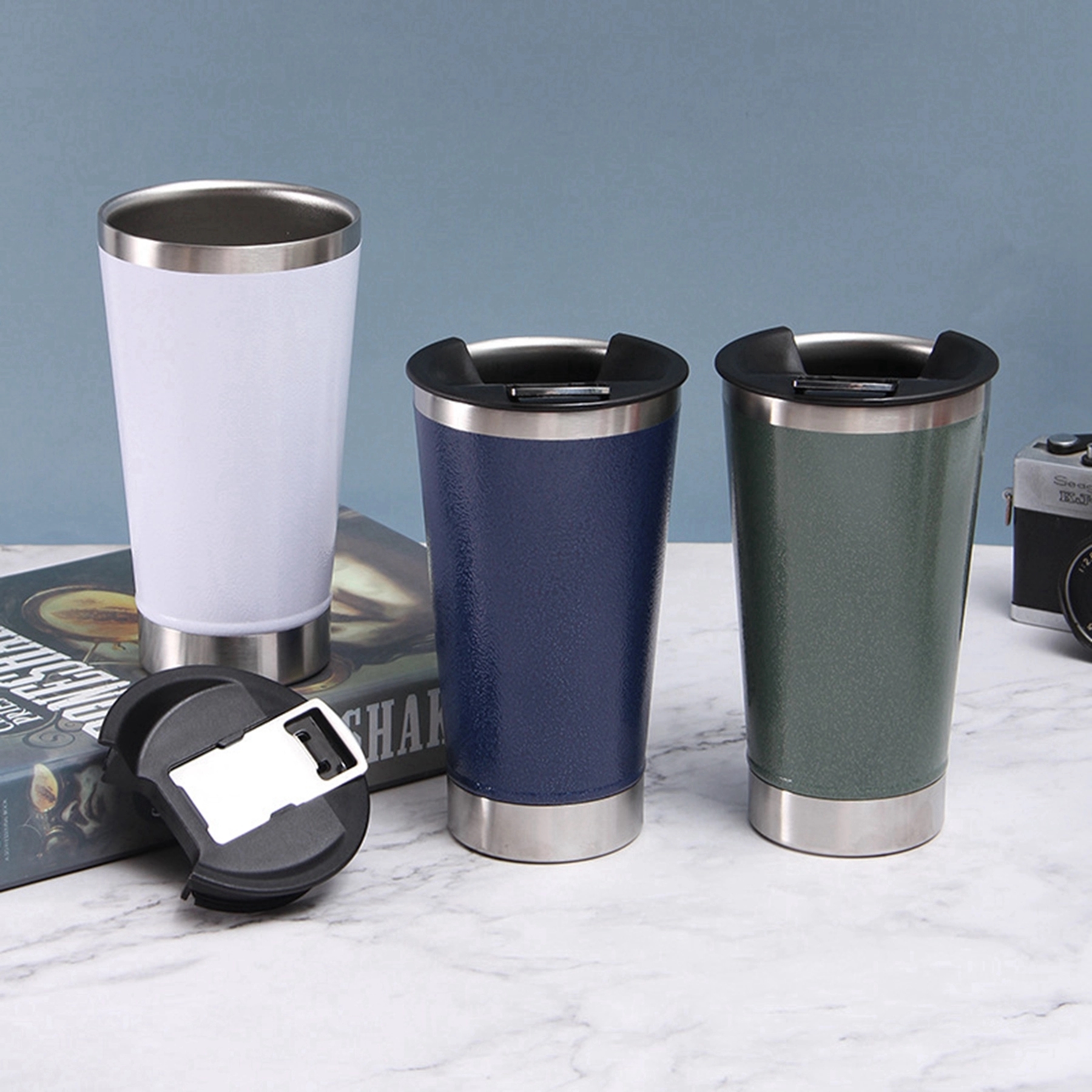 20 Oz. Stainless Steel Insulated Tumbler with Bottle Opener 19
