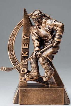 6-1/2" Ultra Action Hockey Player Sports Resin 2