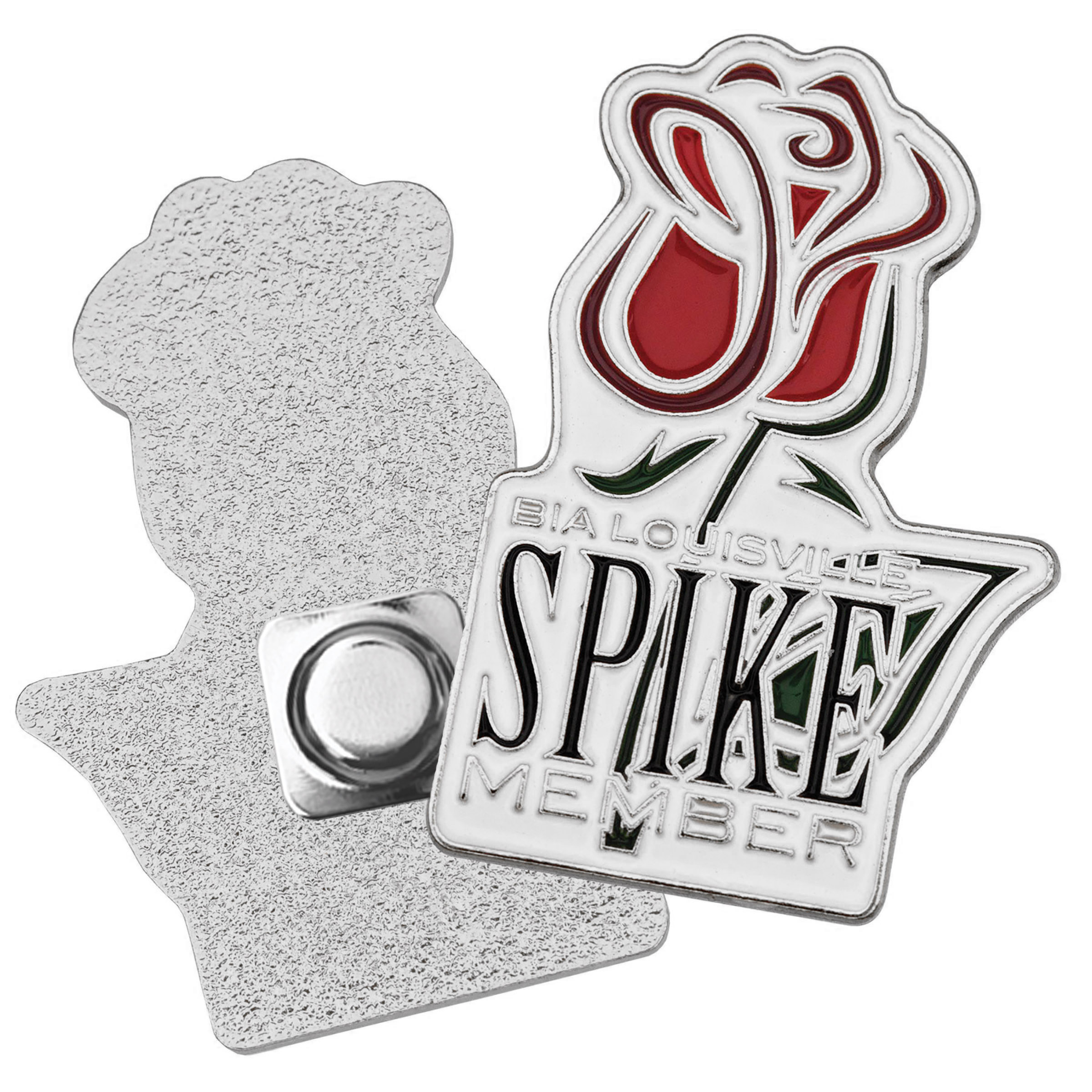 Lapel Pin Die Struck Soft Enamel w/ Magnet Backing (1")