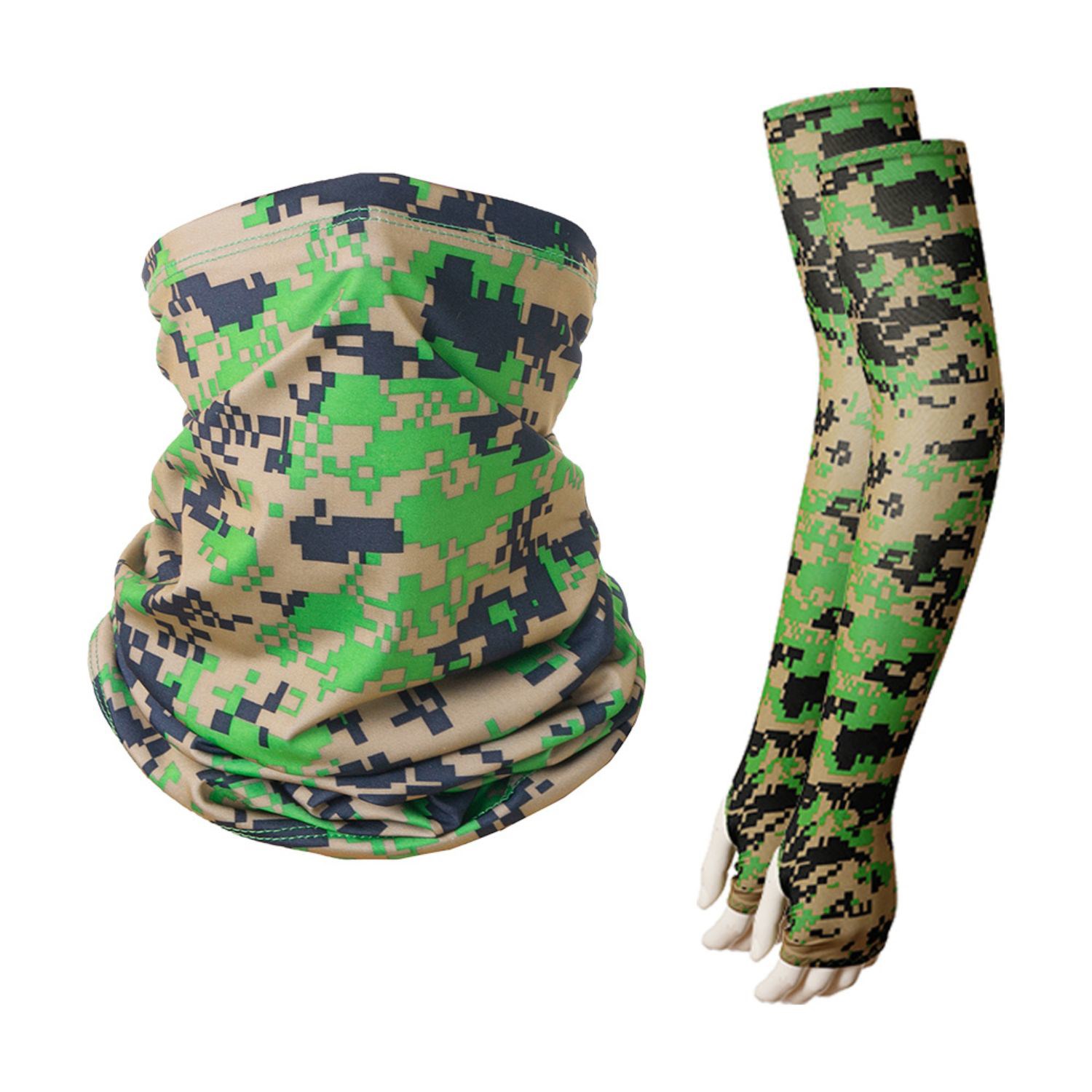 COMBO - Arm sleeves & Neck Gaiter w/ Full Bleed Sublimation 29