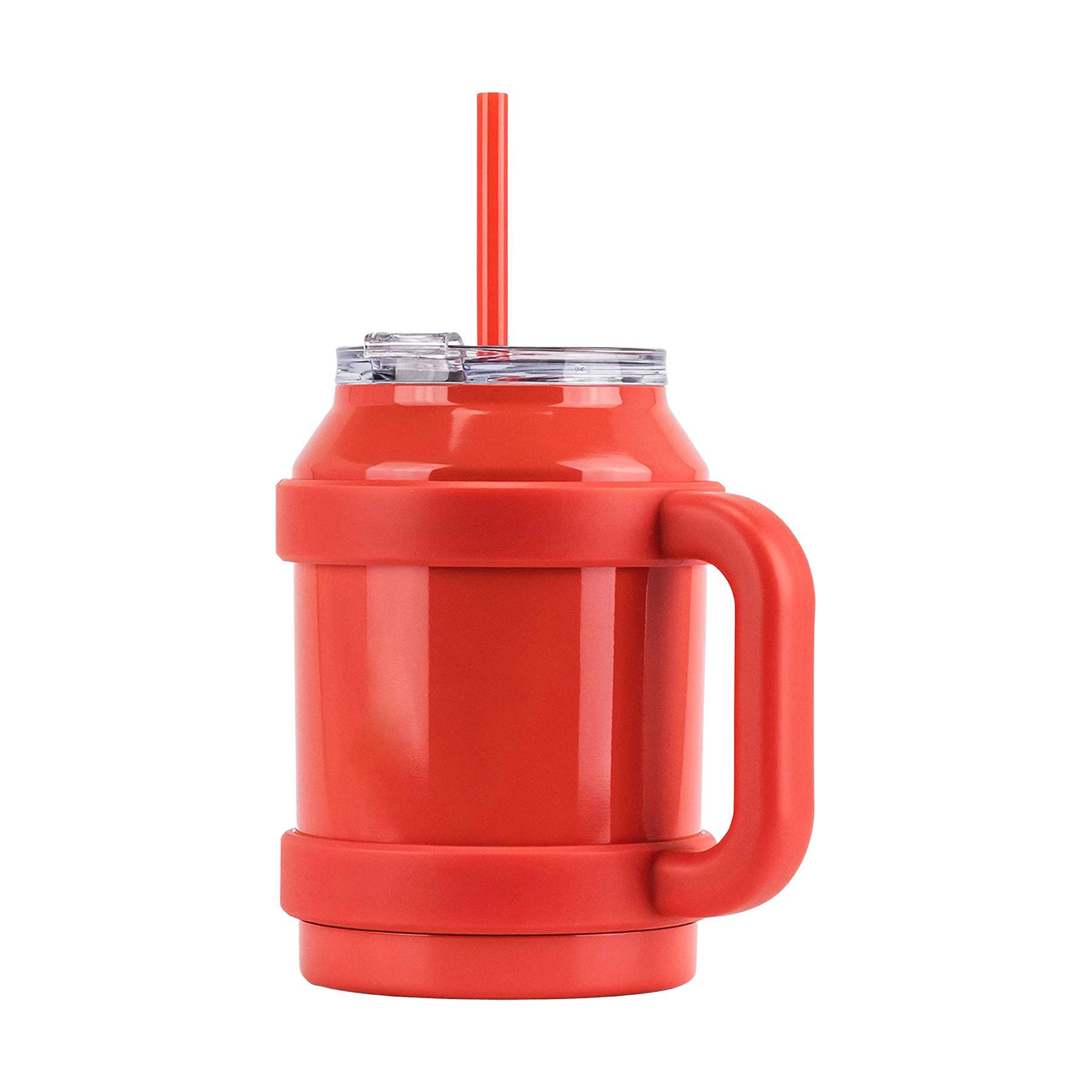 50oz Stainless Steel Mug Tumbler with Handle and Straw 3