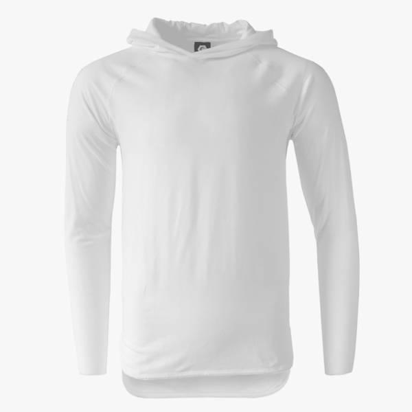 #H212 / Varsity Lightweight Droptail Long Sleeve Hoodie (Unisex) 7