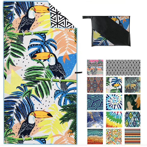 Printed quick-drying beach towel 2