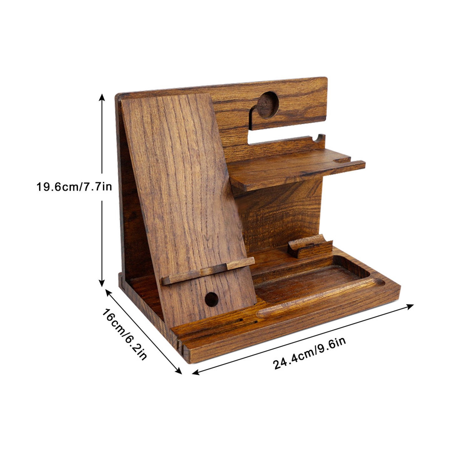 Wood Phone Docking Station 4