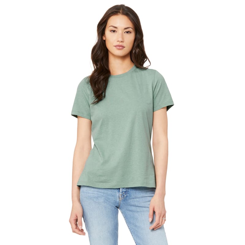 Bella + Canvas Ladies' Relaxed Heather CVC Short-Sleeve T-Shirt 19