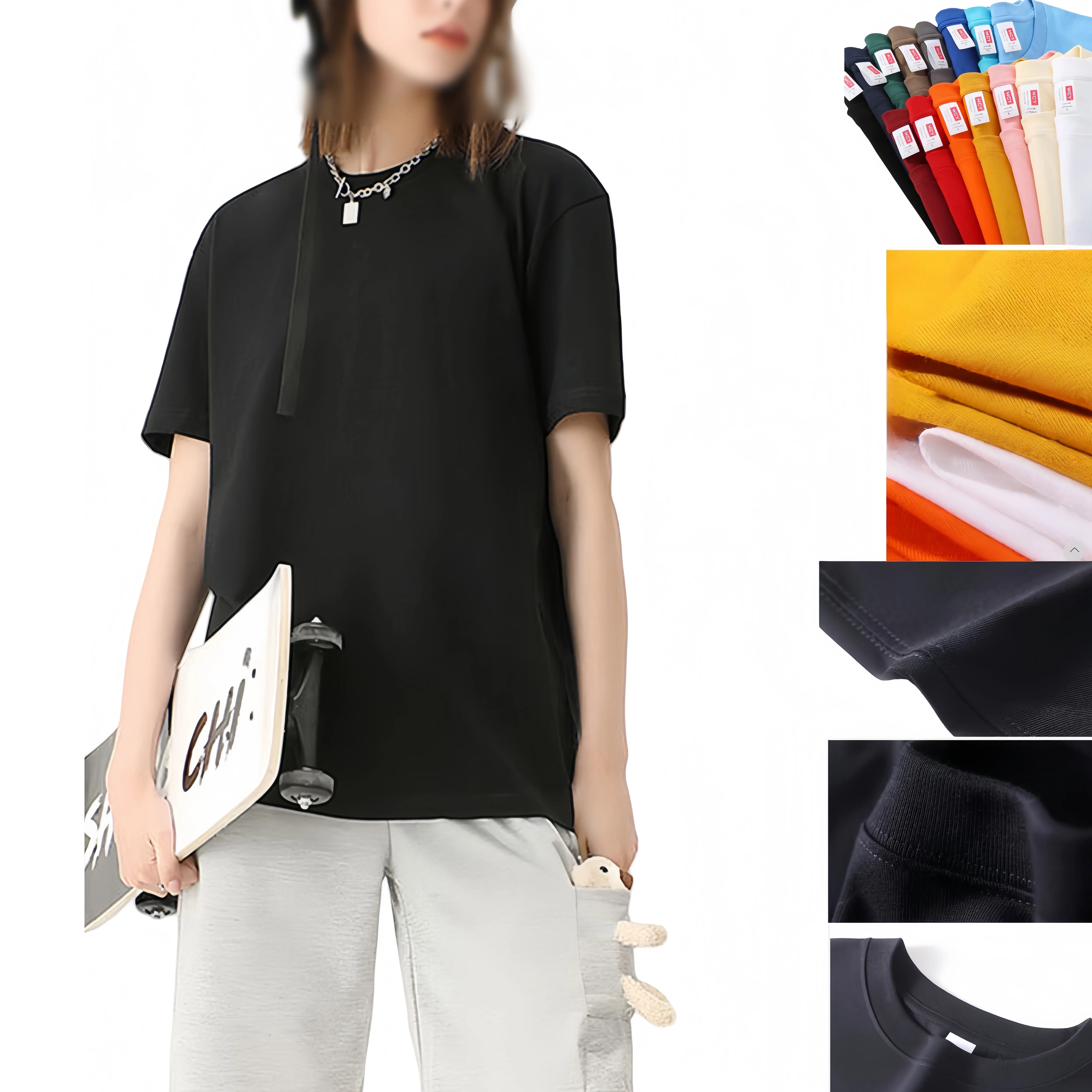 0.49-pound 100% pure cotton T-shirt 2