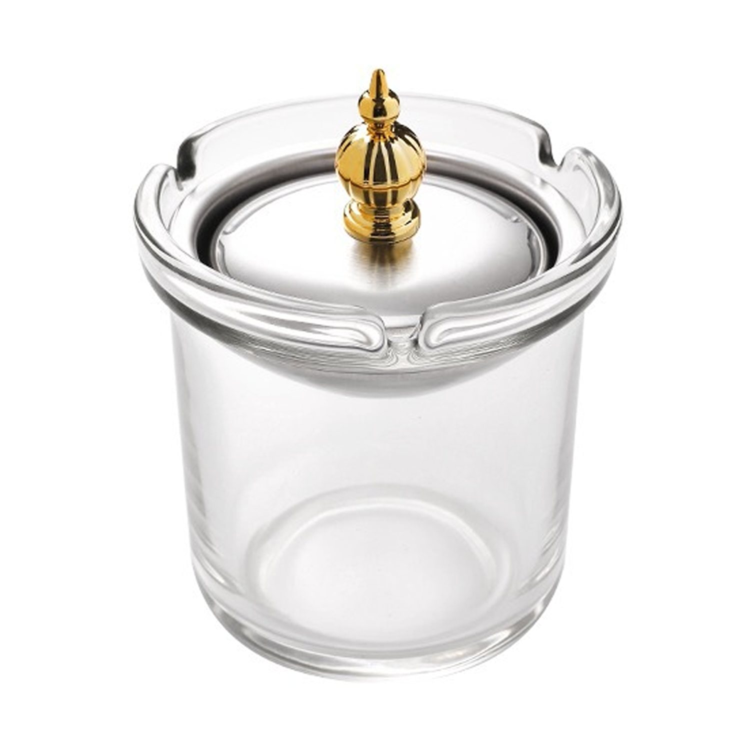 Funnel Lid Heat Resistant Glass Ashtray 3