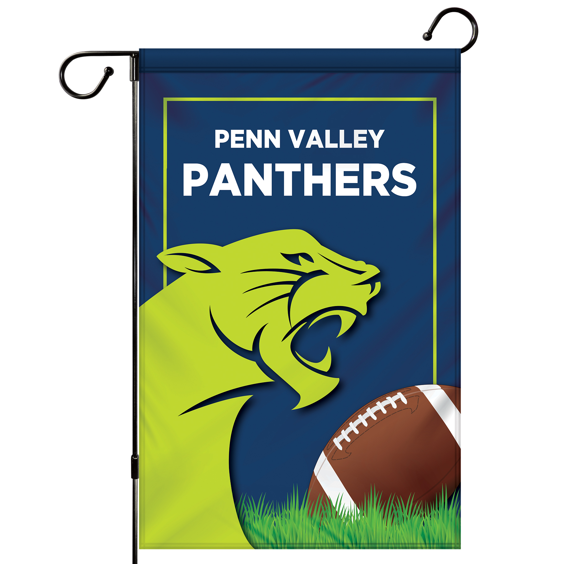 14" x 20" Custom Single Reverse Garden Banner 8