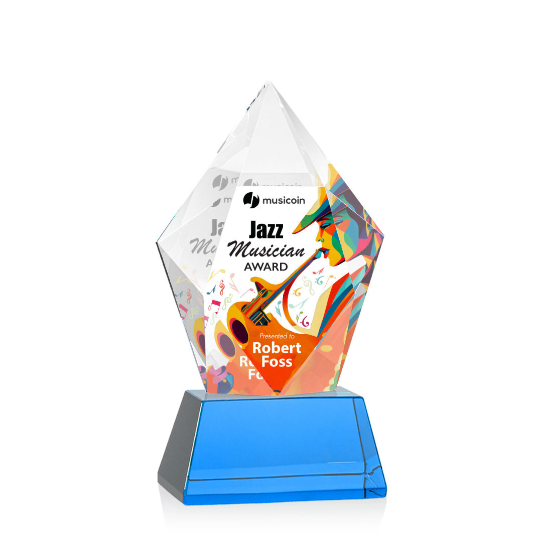 Devron VividPrint™ Award on Base - Sky Blue 13