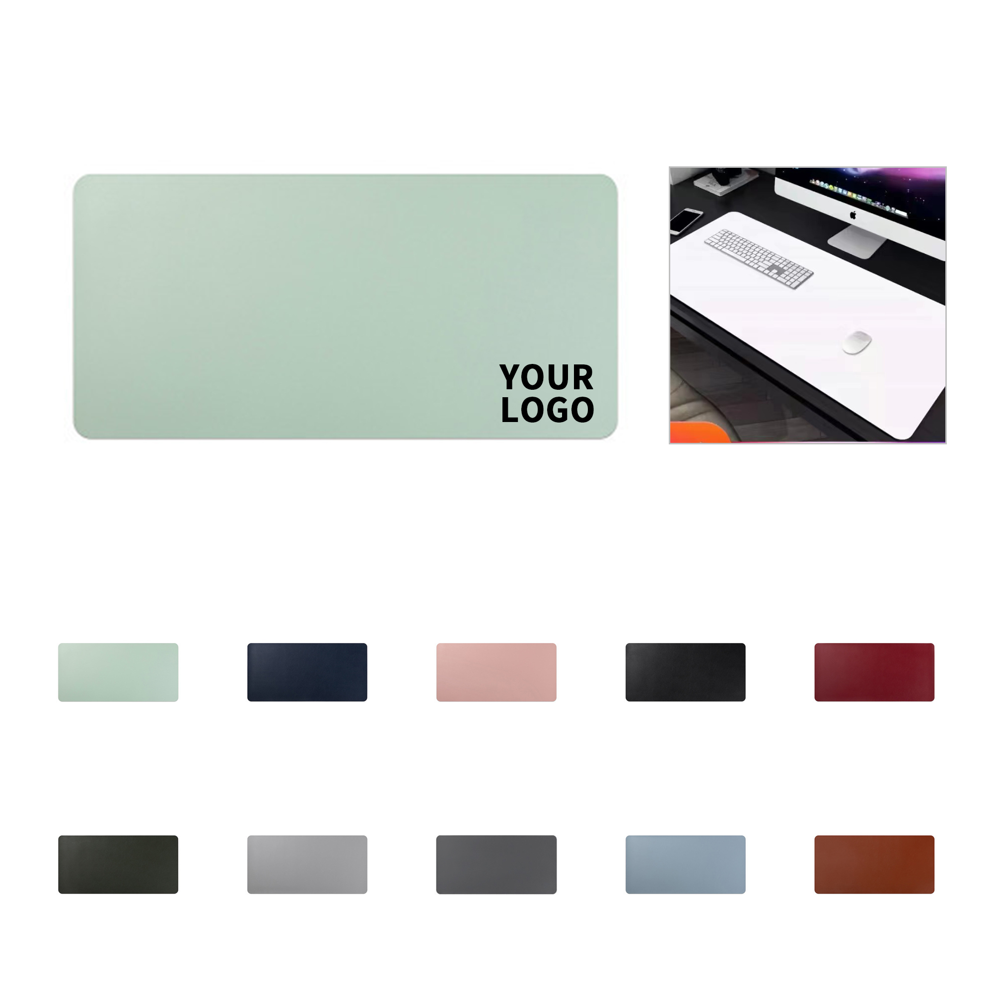 Full Color Extended Desk Mat For Keyboard Mouse 5