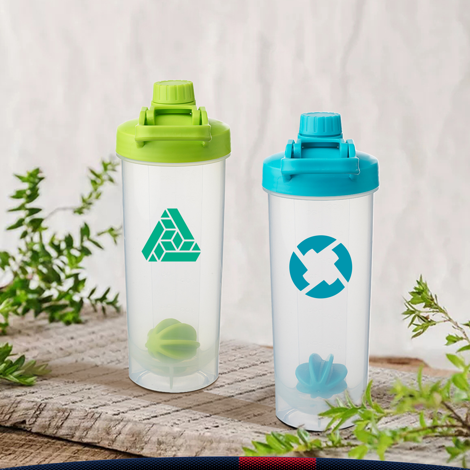 Casful Plastic Shaker Bottle - 24 OZ. 3
