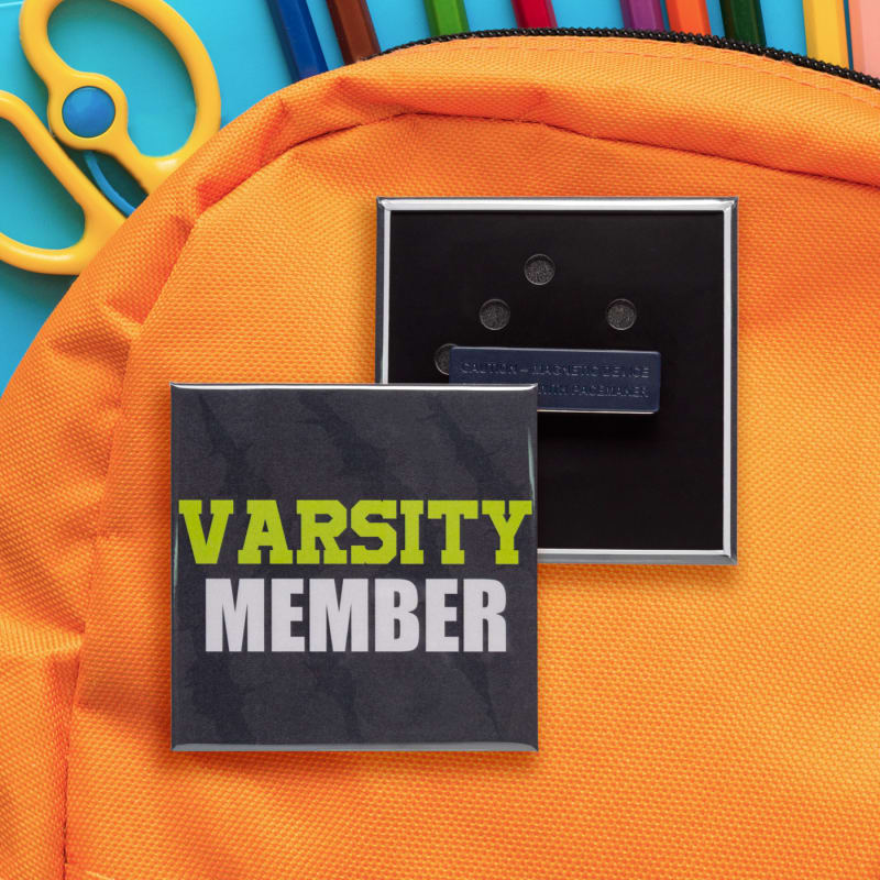 3 Inch Square Wearable Clothing Magnet Buttons 2