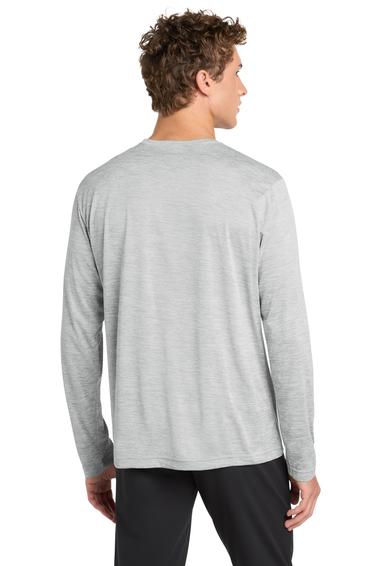 Sport-Tek PosiCharge Long Sleeve Electric Heather Tee. ST390LS 16