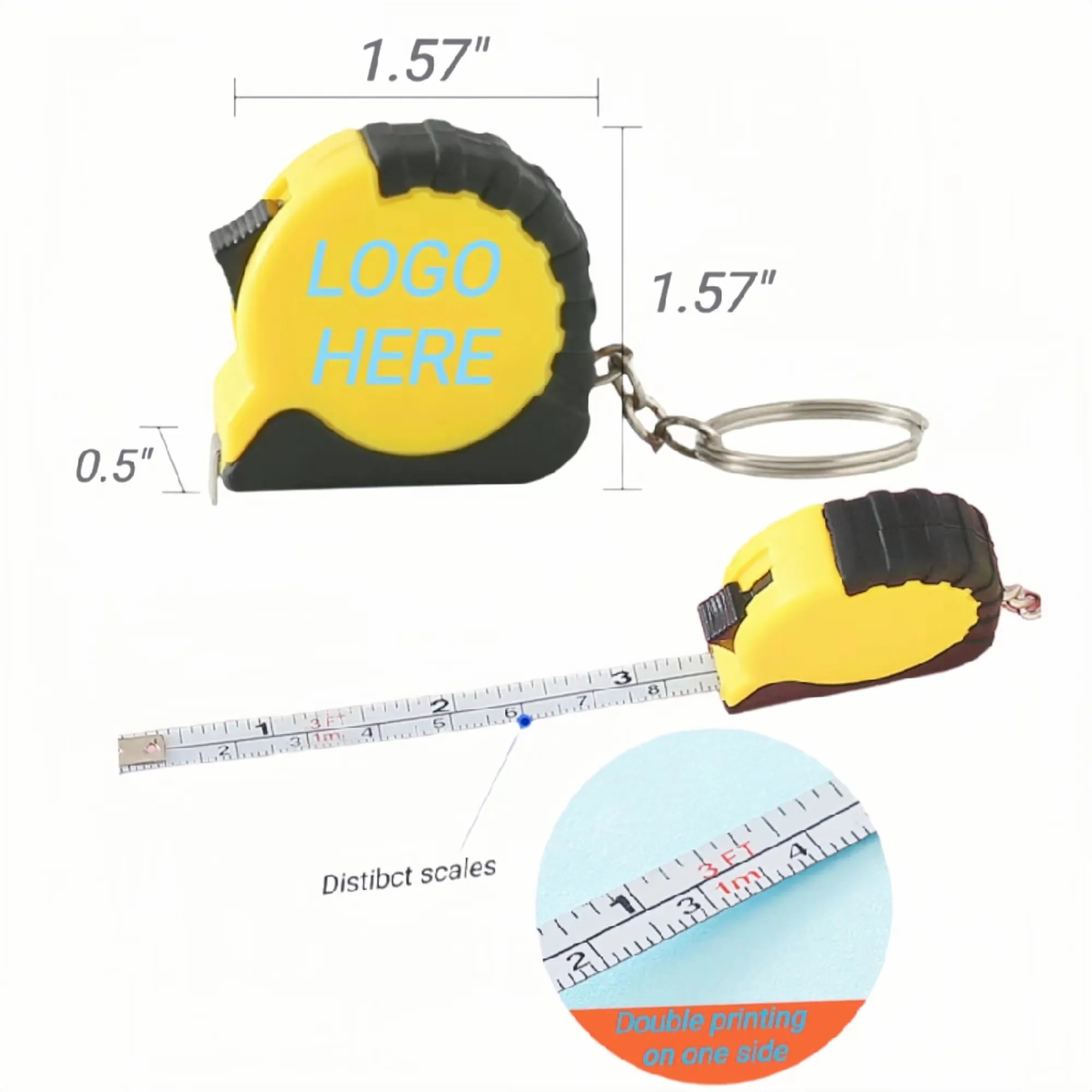 Tape Measure Key Chain 4